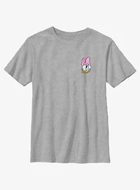 Disney Daisy Duck Big Face Pocket Youth T-Shirt