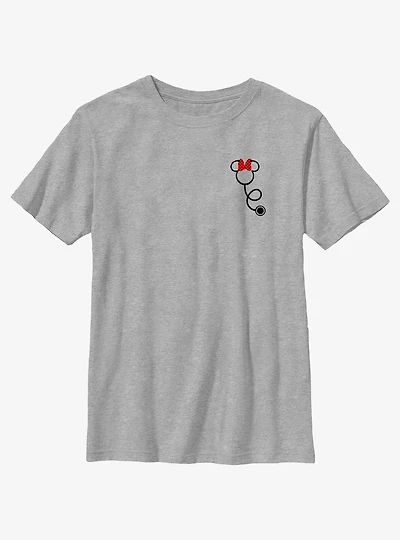 Disney Minnie Mouse Stethoscope Pocket Youth T-Shirt