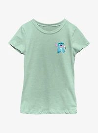 Disney Lilo & Stitch Ice Cream Pocket Youth Girls T-Shirt