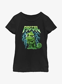 Disney Tangled Pascal Metal Youth Girls T-Shirt