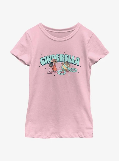 Disney Cinderella Jaq And Gus Youth Girls T-Shirt