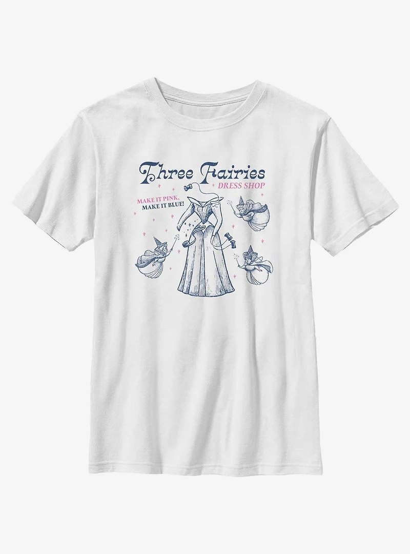 Disney Sleeping Beauty Fairy Dress Shop Youth T-Shirt