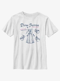 Disney Sleeping Beauty Fairy Dress Shop Youth T-Shirt