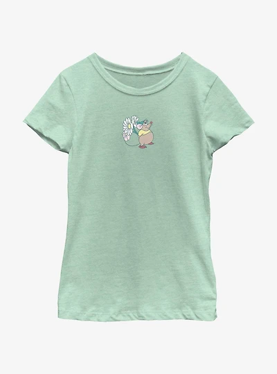 Disney Cinderella Cute Lil Gus Flower Youth Girls T-Shirt