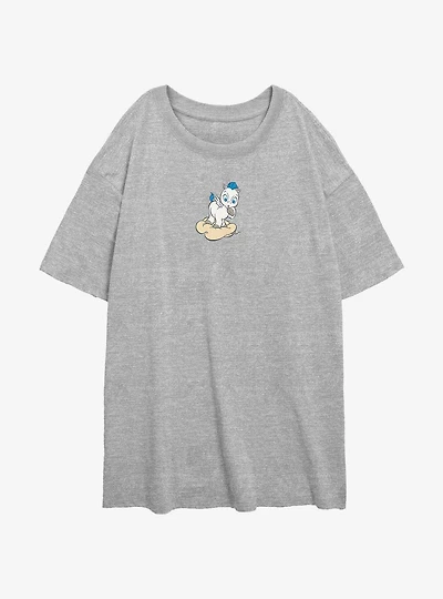 Disney Hercules Little Pegasus Guy Womens Oversized T-Shirt