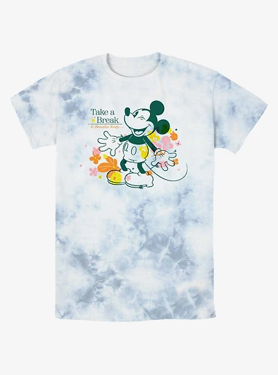 Disney Mickey Mouse Take A Break Tie-Dye T-Shirt
