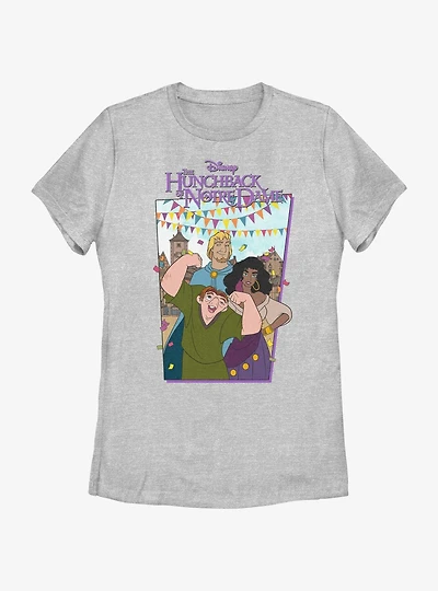 Disney The Hunchback of Notre Dame Group Poster Womens T-Shirt