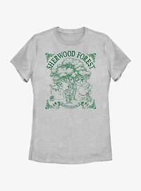 Disney Robin Hood Sherwood Forest Womens T-Shirt