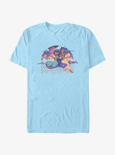Disney Aladdin Show Me The World Manga T-Shirt