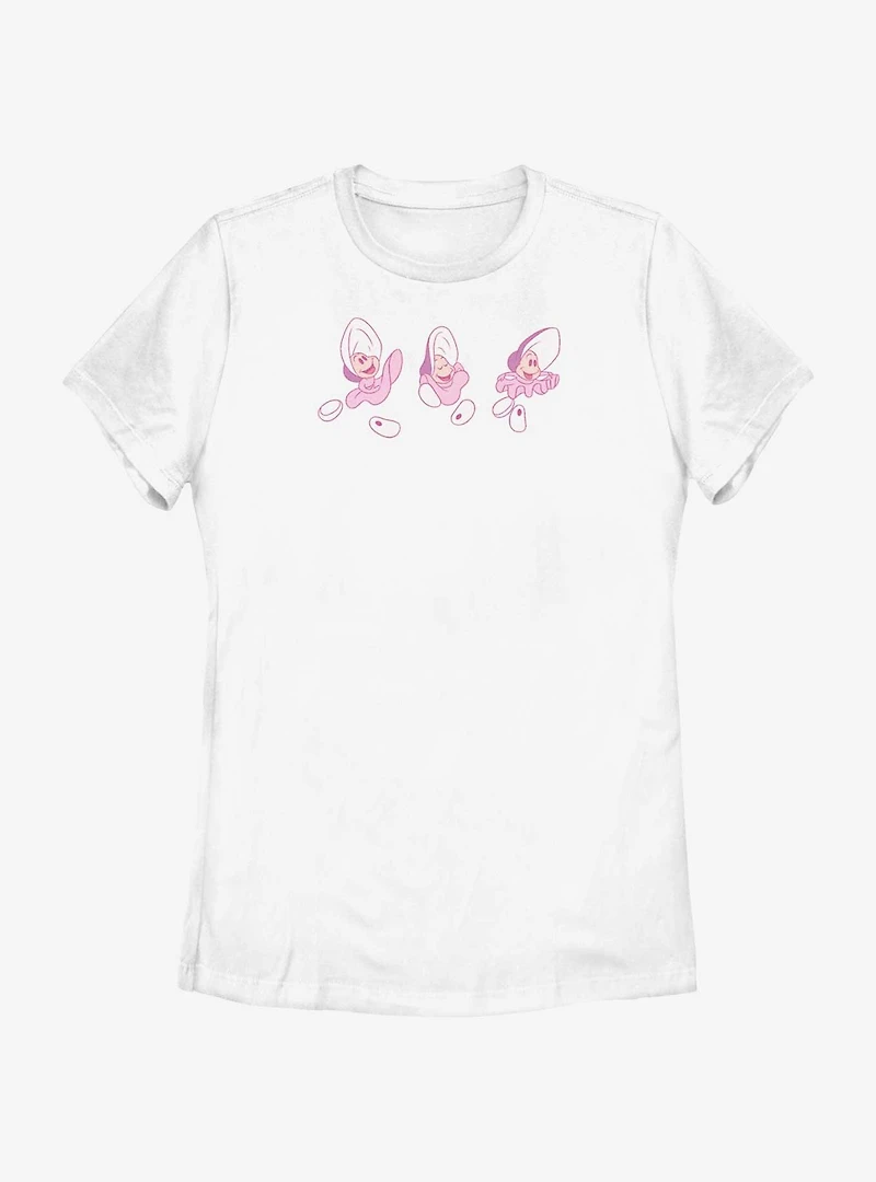 Disney Alice Wonderland Dancing Oysters Womens T-Shirt