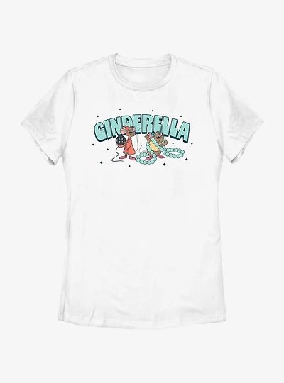 Disney Cinderella Jaq And Gus Womens T-Shirt