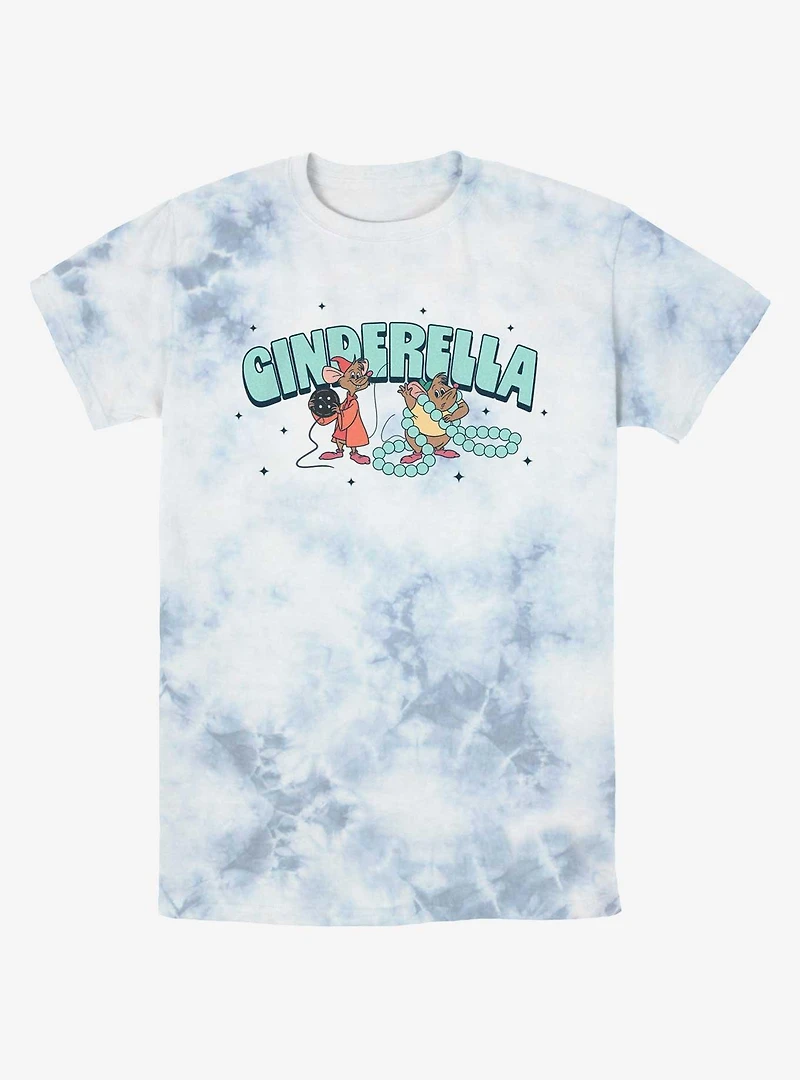 Disney Cinderella Jaq And Gus Tie-Dye T-Shirt