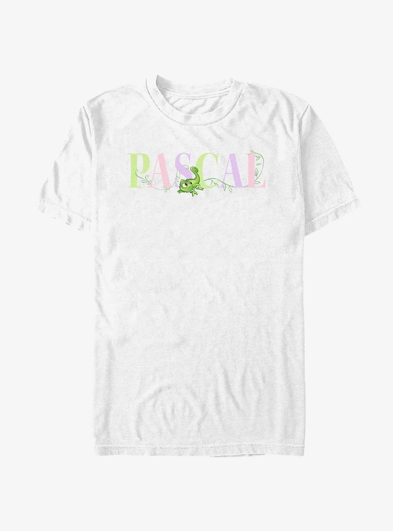 Disney Tangled Pascal Colorful Letters T-Shirt