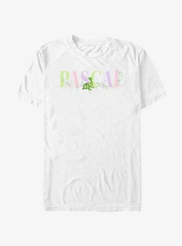 Disney Tangled Pascal Colorful Letters T-Shirt