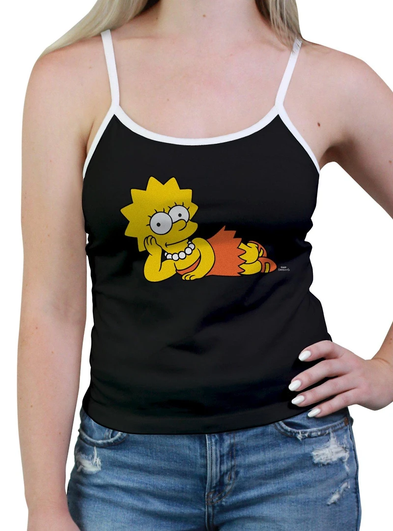 The Simpsons Lisa Laying Down Womens Cami