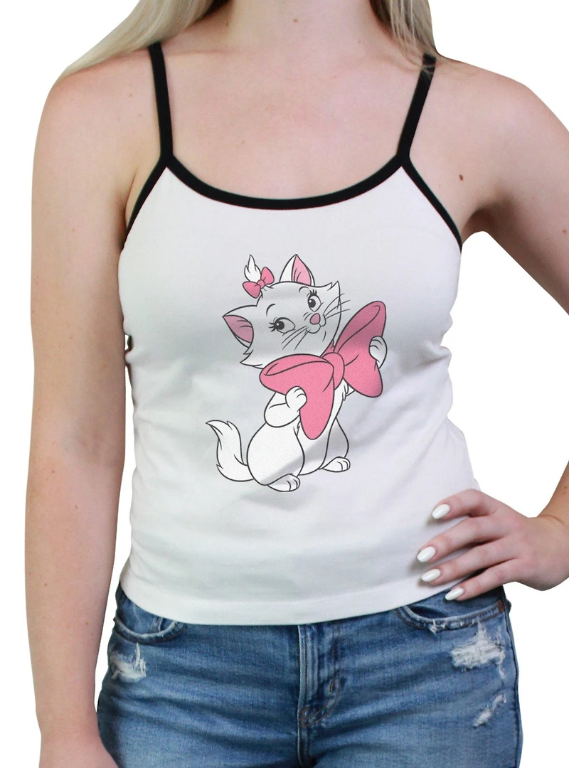 Disney The AristoCats Marie Bow Smile Womens Cami