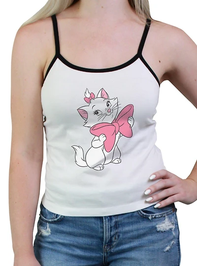 Disney The AristoCats Marie Bow Smile Womens Cami