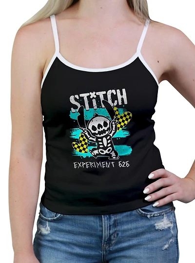 Disney Lilo & Stitch Punk Skeleton Womens Cami