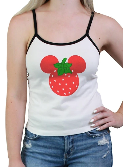 Disney Mickey Mouse Strawberry Ears Womens Cami