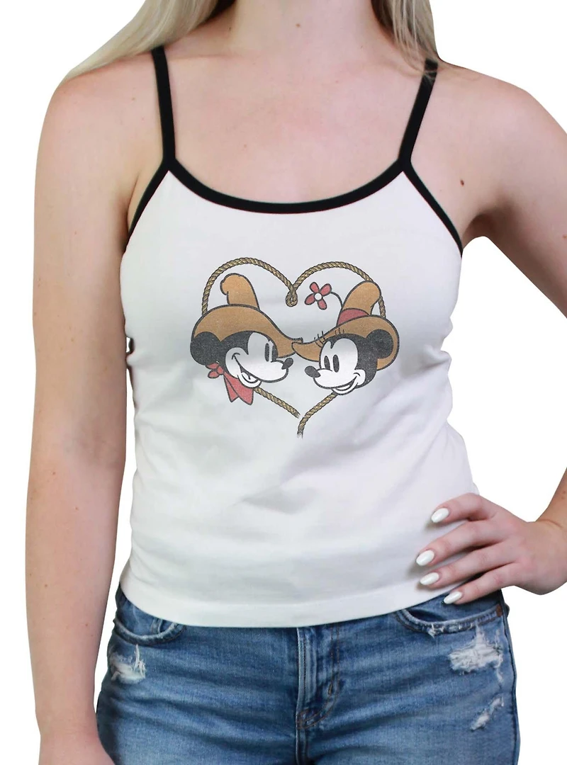Disney Mickey Mouse Lasso Heart Womens Cami