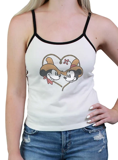 Disney Mickey Mouse Lasso Heart Womens Cami