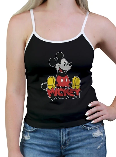 Disney Mickey Mouse Vintage Womens Cami
