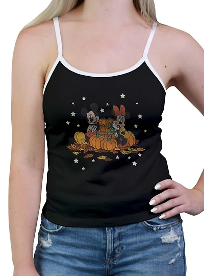 Disney Mickey Mouse Pumpkin Picking Womens Cami