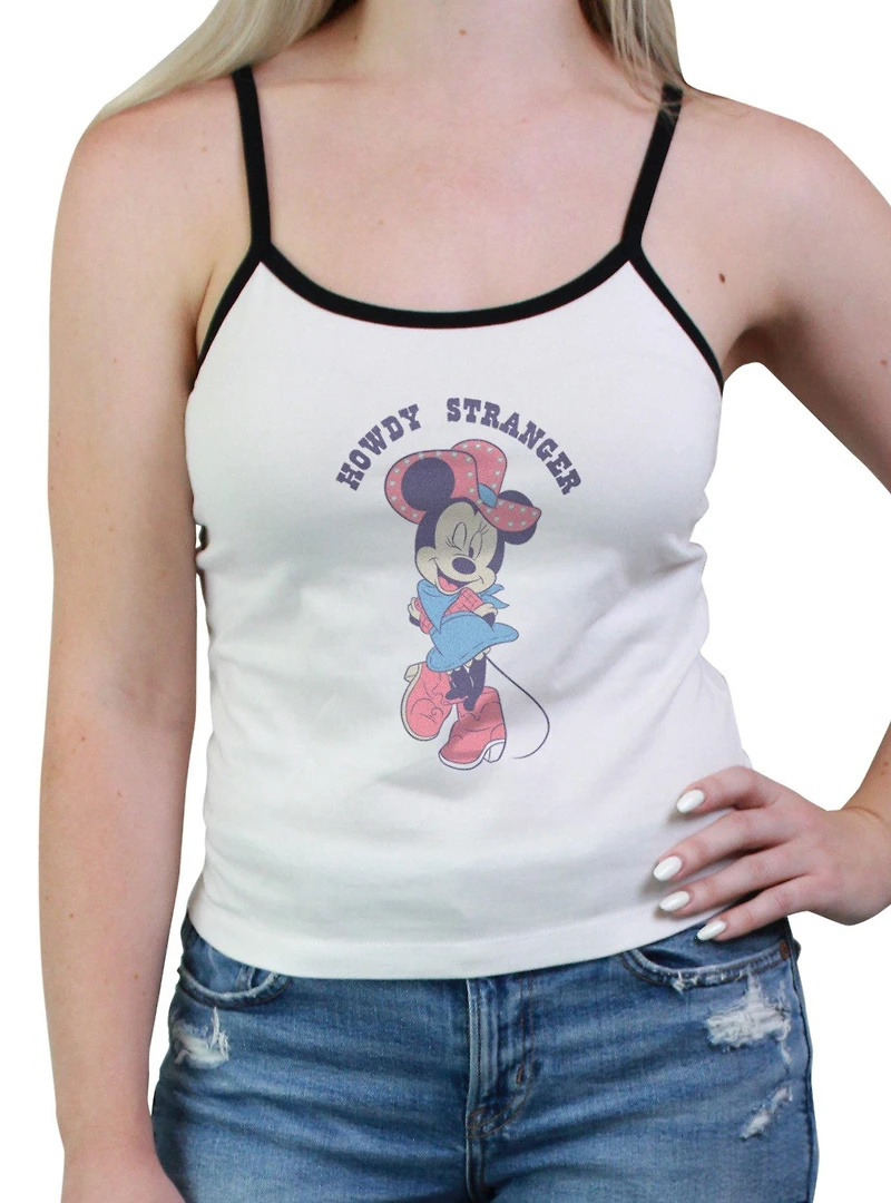 Disney Minnie Mouse Howdy Stranger Womens Cami
