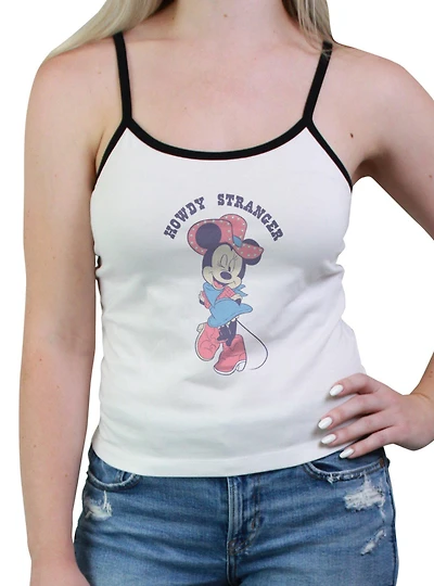 Disney Minnie Mouse Howdy Stranger Womens Cami