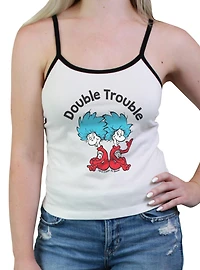 Dr. Seuss Cat The Hat Double Trouble Thing 1 & 2 Womens Cami