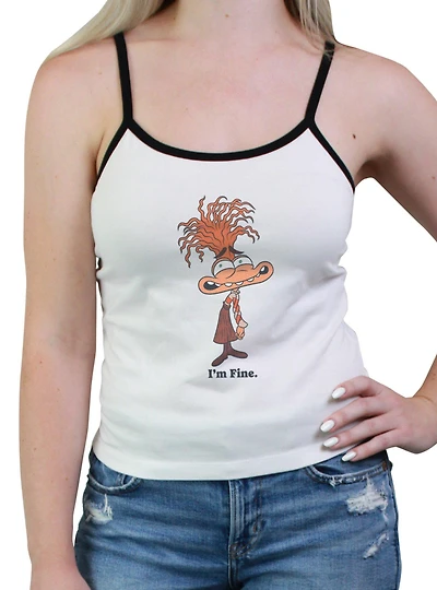 Disney Pixar Inside Out 2 Anxiety I'm Fine Womens Cami