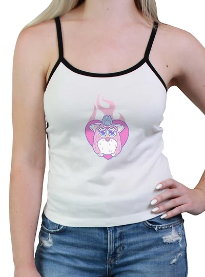 Furby Fire Heart Womens Cami