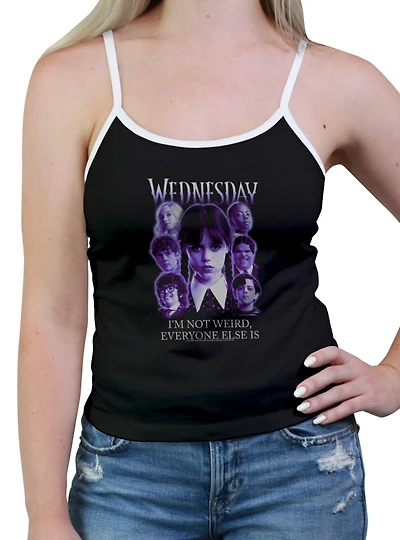 Wednesday Everyone Else Is Weird Womens Cami