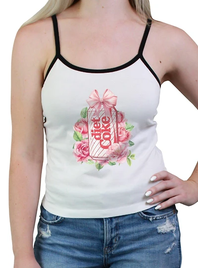 Coca-Cola Diet Coke And Roses Womens Cami