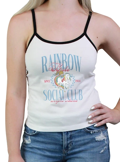 Rainbow Brite Social Club Womens Cami