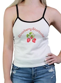 Strawberry Shortcake Logo Simple Womens Cami