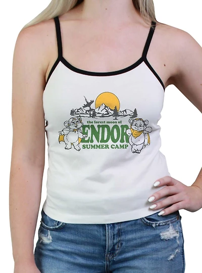 Star Wars Retro Ewoks Endor Summer Camp Womens Cami