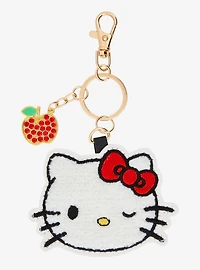 Sanrio Hello Kitty Winking Sherpa Keychain — BoxLunch Exclusive