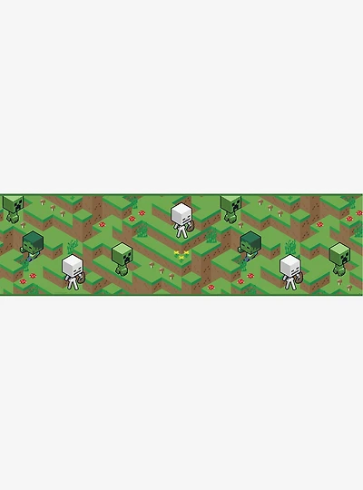 Minecraft Hillside Peel & Stick Border