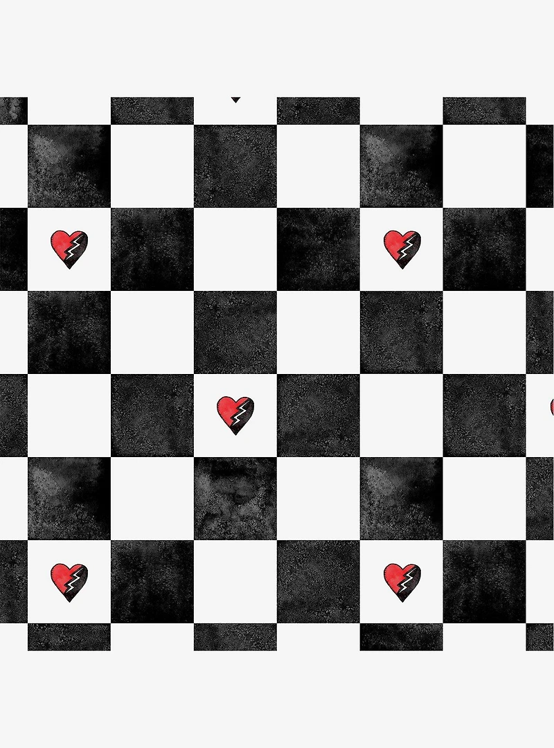 Disney Descendants: The Rise of Red Rebel at Heart Checker Peel & Stick Wallpaper