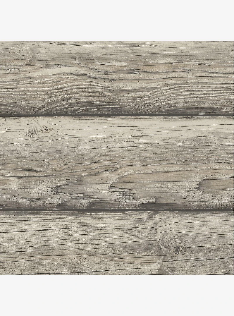 Yellowstone Bunkhouse Brown Peel & Stick Wallpaper