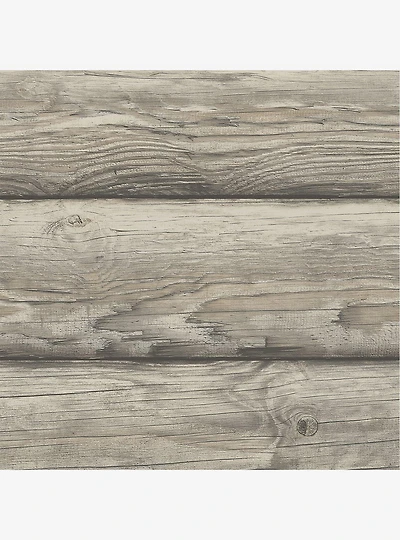 Yellowstone Bunkhouse Brown Peel & Stick Wallpaper