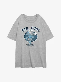 A Year Without Santa Cool Collegiate Womens Oversized T-Shirt
