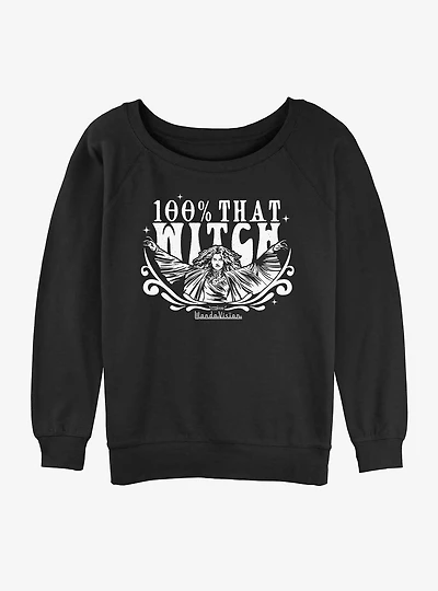 Marvel Agatha I Am That Witch Womens Slouchy Sweatshirt