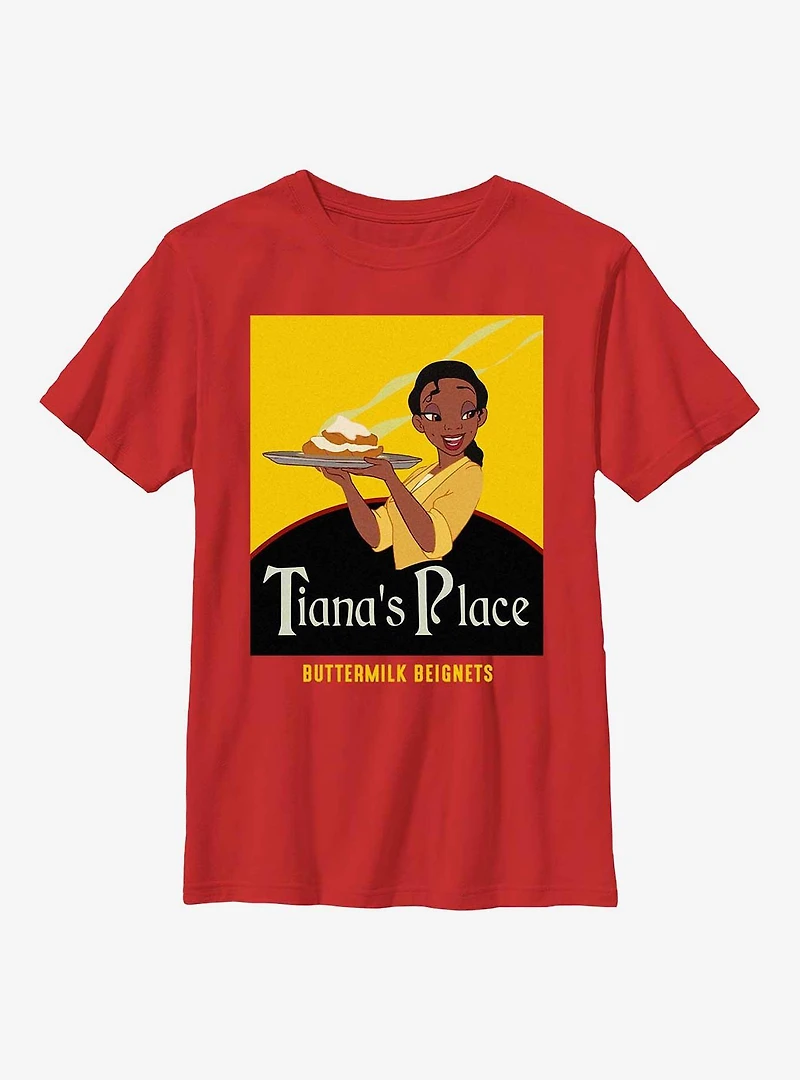 Disney Princesses Tiana Beignets Youth T-Shirt