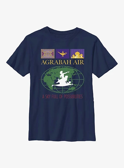 Disney Princesses Aladdin Agrabah Air Youth T-Shirt