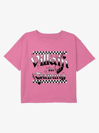 Descendants Villain Punk Youth Girls Boxy Crop T-Shirt