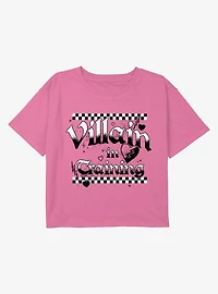 Descendants Villain Punk Youth Girls Boxy Crop T-Shirt