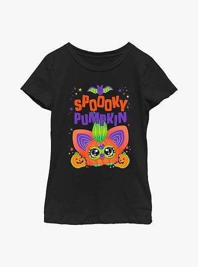 Furby Spooky Pumpkin Youth Girls T-Shirt