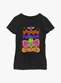 Furby Spooky Pumpkin Youth Girls T-Shirt